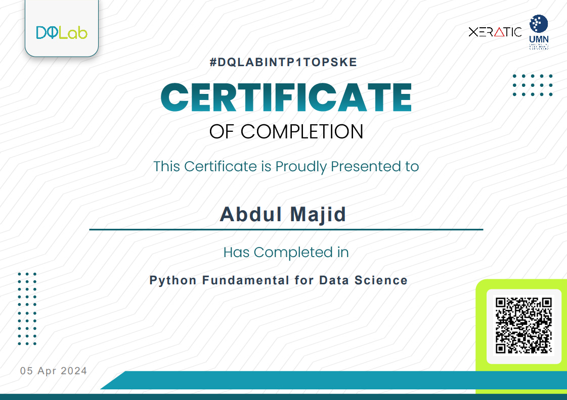 Python Fundamental for Data Science